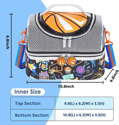 RLGPBON Lunch Bag Kids,Boys Lunch Box,Space Lunch Bag Toddler Teen Boys,School Daycare Cute Travel bags