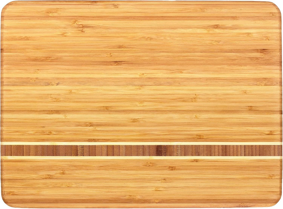 Totally Bamboo Barbados Small Bamboo Cutting Board, 9 x 6.5 Inches