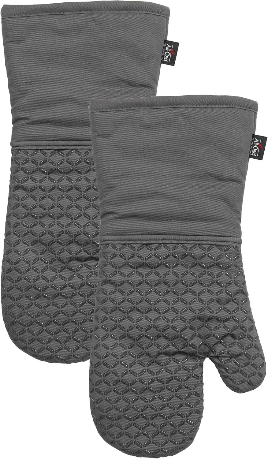 All-Clad Premium Pot Holder: Heat Resistant up to 500 Degrees - 100% Cotton, 10"x8" Hot Pad for Kitchen and Barbecue, 2-Pack, Indigo