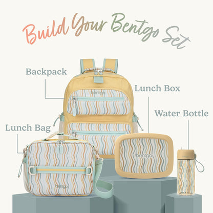 Bentgo Kids Lunch Bag - Durable, Double-Insulated Lunch Bag for Kids 3+; Holds Lunch Box, Water Bottle, & Snacks; Easy-Clean Water-Resistant Fabric & Multiple Zippered Pockets (Mermaid)