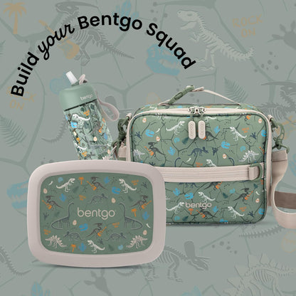 Bentgo Kids Lunch Bag - Durable, Double-Insulated Lunch Bag for Kids 3+; Holds Lunch Box, Water Bottle, & Snacks; Easy-Clean Water-Resistant Fabric & Multiple Zippered Pockets (Mermaid)