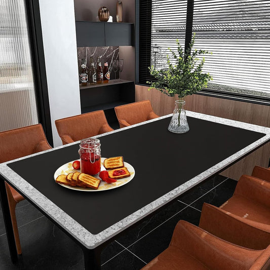Extra Large Silicone Mat, 84”x24” Heat Resistant Mats for Countertop, Cuttable Waterproof Kitchen Counter Mat, Multipurpose Countertop Protector Mat, Silicone Mats for Kitchen Counter (Translucent)