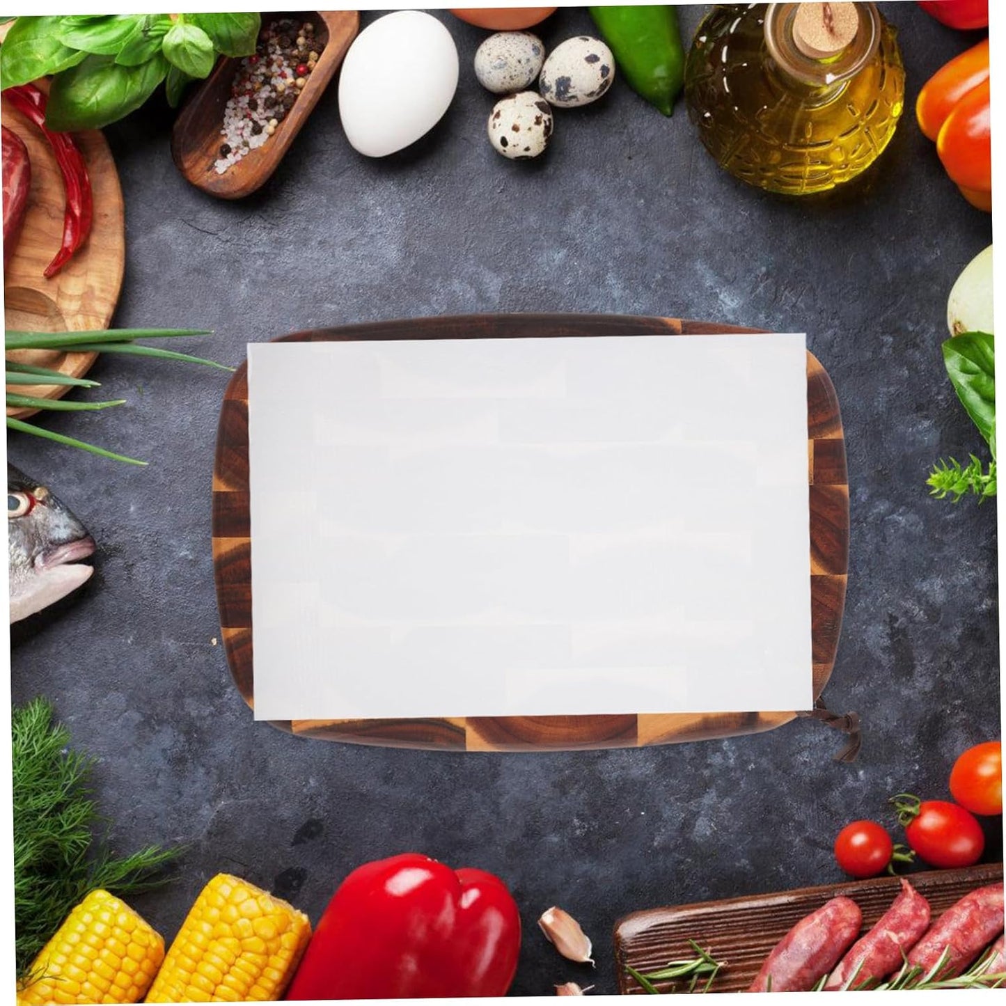COLLBATH 1 Roll Cutting Board Mat Color Chopping Countertop Pad Function Cutting Mat Kitchen Cutting Board Mats Crafting Mat Disposable Kitchen Mat Kitchen Counter Mat White