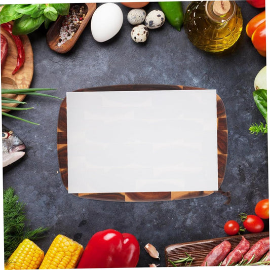 COLLBATH 1 Roll Cutting Board Mat Color Chopping Countertop Pad Function Cutting Mat Kitchen Cutting Board Mats Crafting Mat Disposable Kitchen Mat Kitchen Counter Mat White