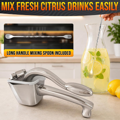 NADOBA Lemon Squeezer and Lime Squeezer, Max Extraction Citrus Hand Juicer