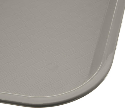 Carlisle FoodService Products Café Cafeteria Tray, Fast Food Tray for Restaurant or Commercial Use, 14" x 18", 1 Count, Black