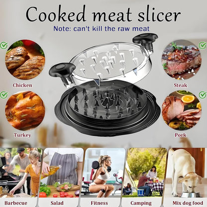 Chicken Shredder,Manual Meat Grinder,Pet Food Aid,High Resistance To 356 ° F,Free Of Bisphenol A,Strong Anti Slip,Easy To Use,Specially Designed For Grinding Meat And Vegetables(Red)
