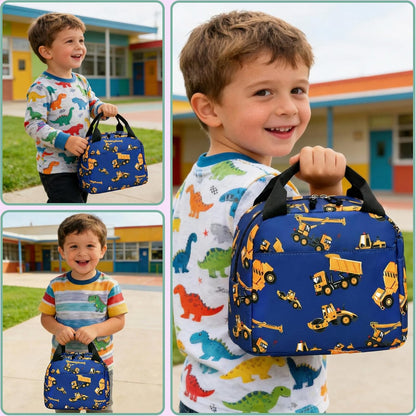 CAMTOP kids lunch bag Cute Insulated lunch box for Boys & Girls Leakproof loncheras for school