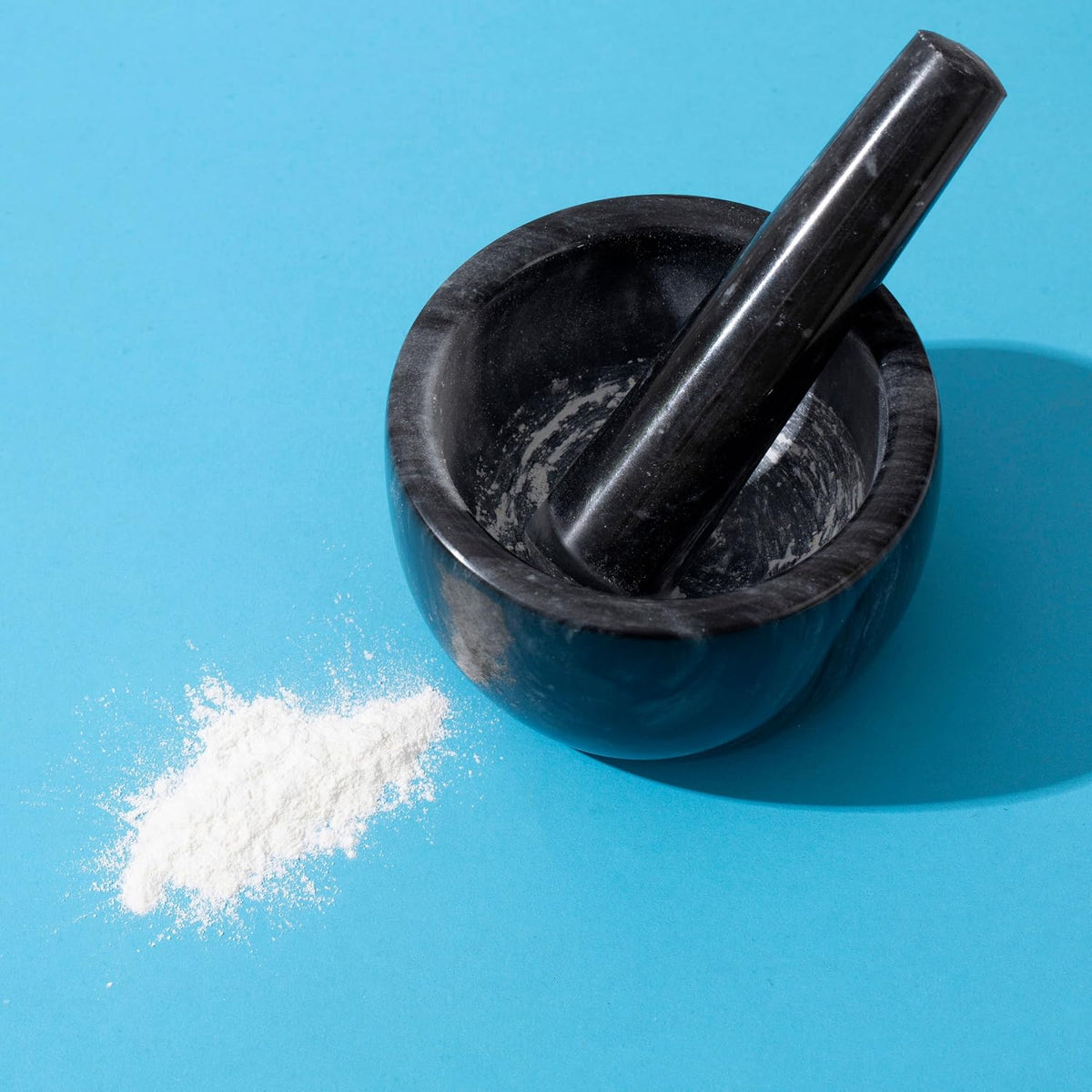 Pill Crusher, Mini Marble and Pestle Set, Pill Crusher Grinder Fine Powder, Arthritic Hands Pill Grinder
