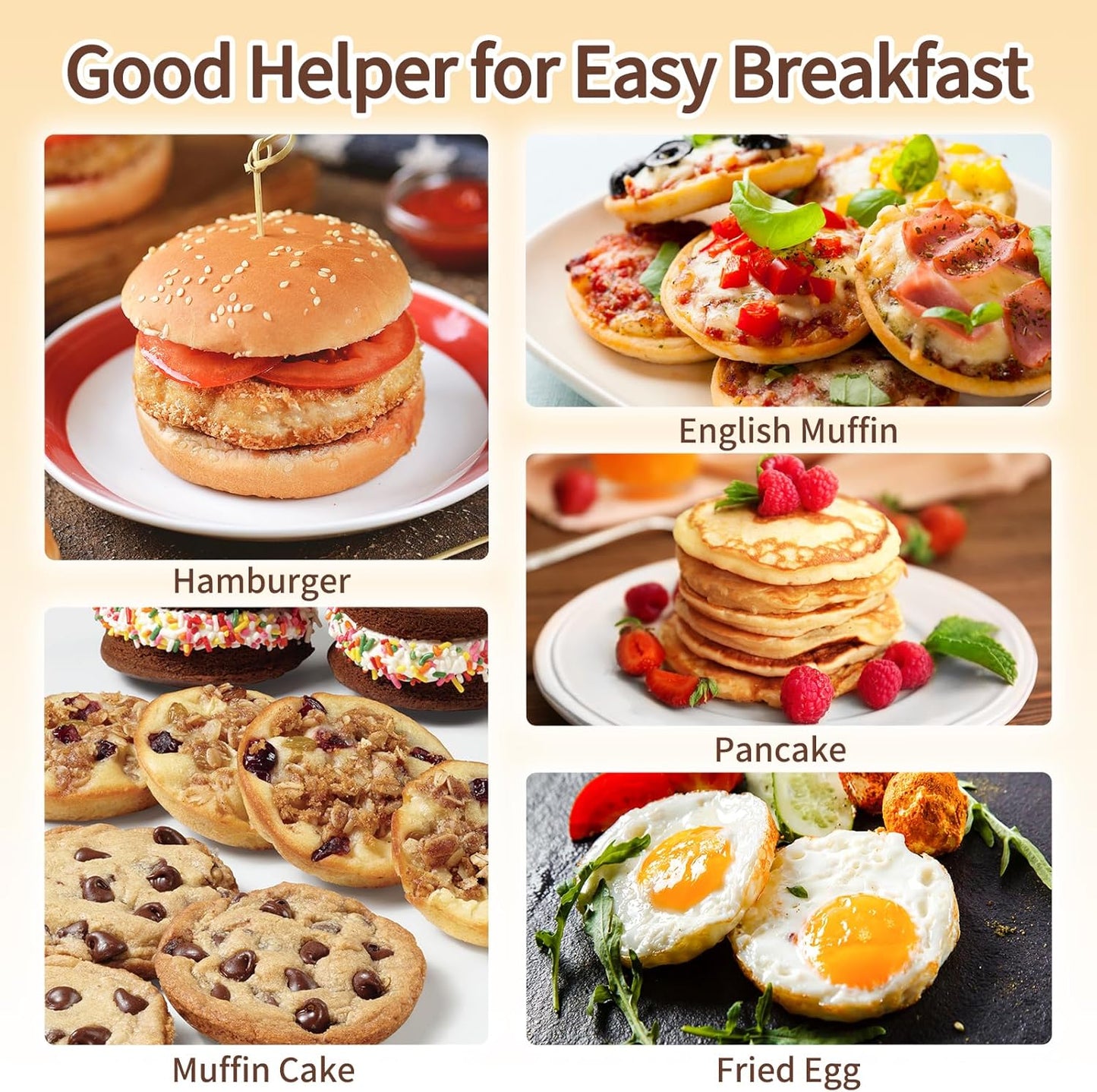 JOERSH 2-PK Air Fryer Egg Mold, 4 Cups Silicone Air Fryer Baking Pan Non-Stick for Egg Bites, Cupcake, Muffin, Tart, Frittata, Quiche