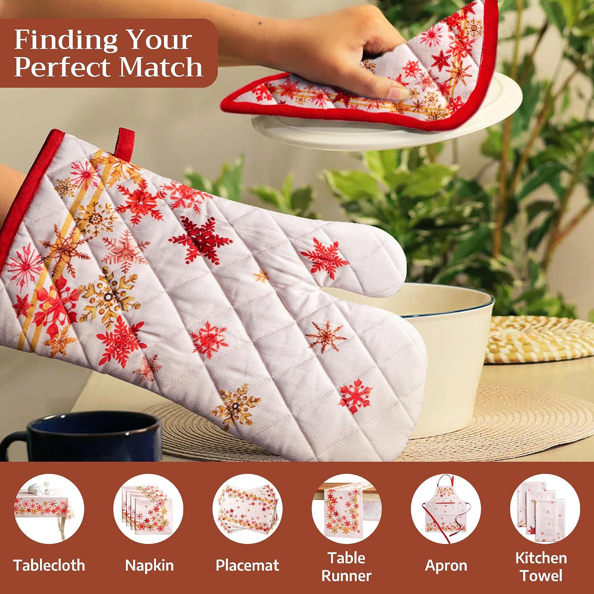 Maison d' Hermine Pot Holders 100% Cotton Potholders (8" x 8") - Colors B