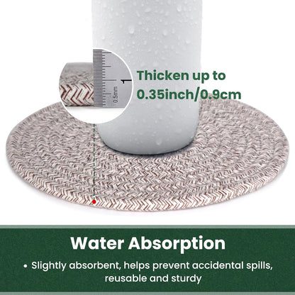 8 Inch Trivets for Hot Dishes, Hot Pots and Pans, 6 Pcs
