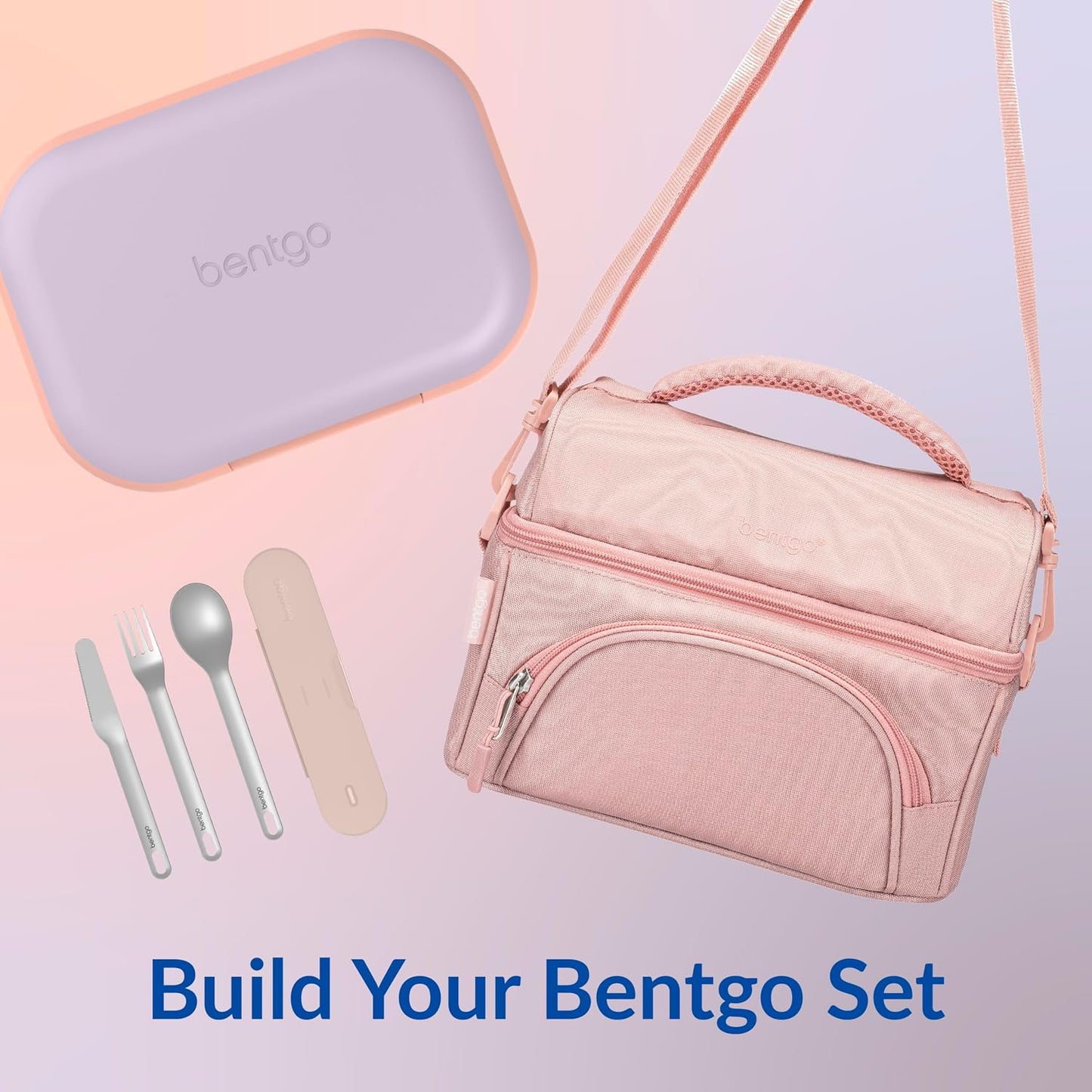 Bentgo Chill Max Leak-Proof XL Lunch Box - Included Ice Pack Keeps Food Cold; 5-Cup Capacity for Adults & Ages 8+, 3 or 4 Compartment Bento Box, BPA-Free, Dishwasher Safe (Bone & Glacier Blue)