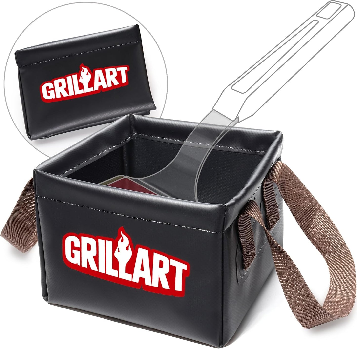 GRILLART Grill Brush Bristle Free, SteamWizards [Safe & Efficient] Grill Cleaner Brush for All Grill Grates, Replaceable Pad BBQ Grill Brush for Outdoor Grill, Grill Accessories, Gifts for Men/Dad