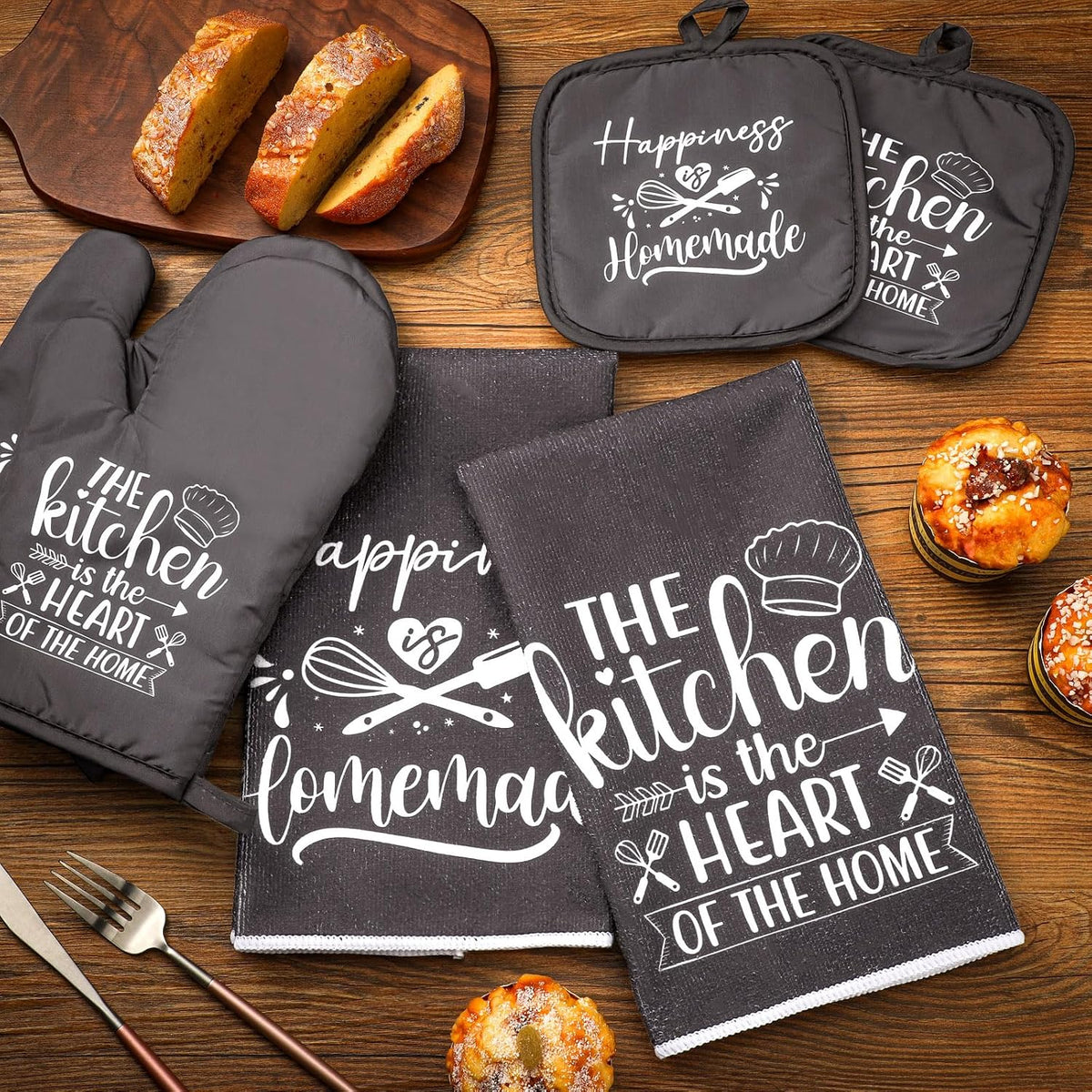 Sratte 6 Pcs Farmhouse Kitchen Decor Accessories Set