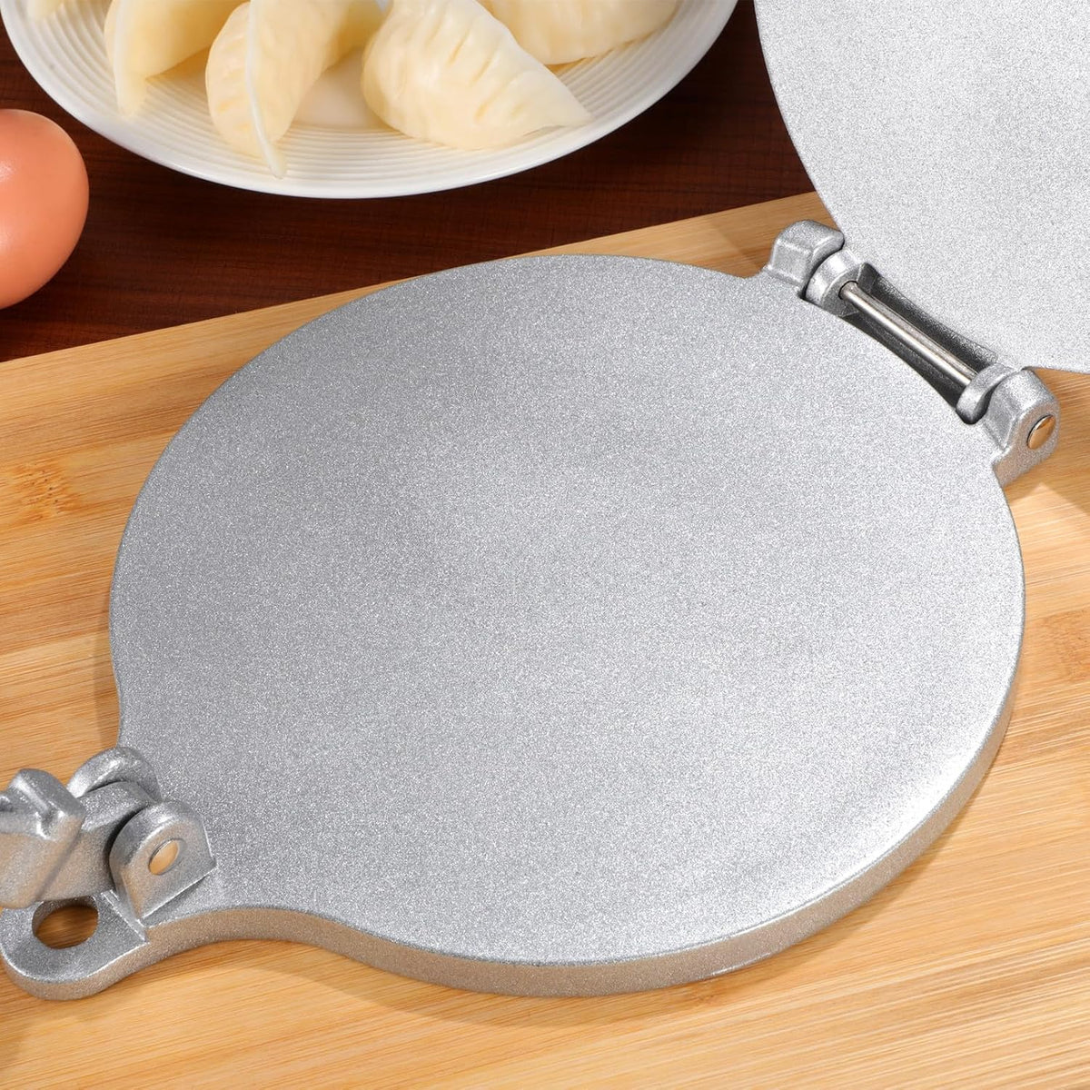 YARNOW Tortilla Press 6.49 inch Aluminum Alloy Dough Press Machine for Flour Tortillas Empanadas Pie Shells Dumplings and Flatbreads Kitchen Tool for Home Cooking