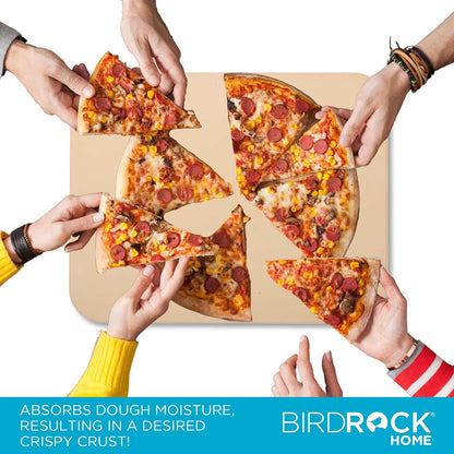 BIRDROCK HOME Pizza Stone for Oven and Grill, 16”
