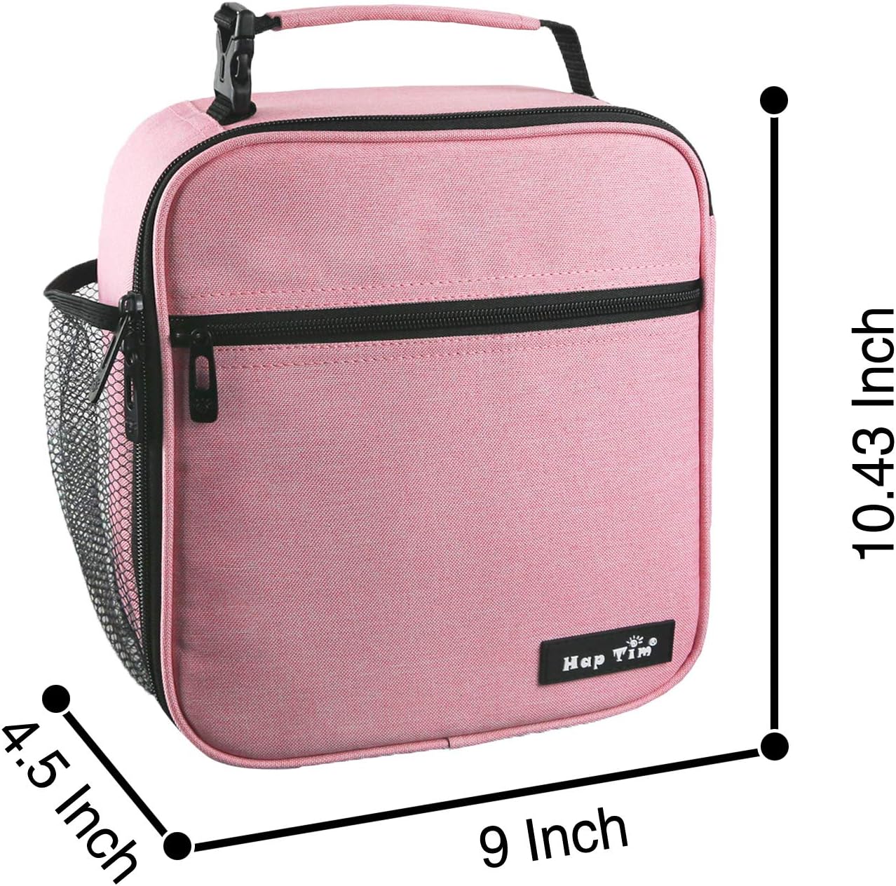Hap Tim Kids Lunch Box for Girls Boys, Reusable Lunch Bag for Kids, Spacious Lunchbox, Insulated Lunchbag, Purple Unicorn(18654-PP)