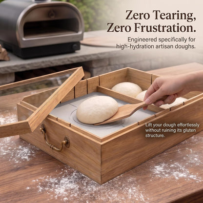 Pizza Dough Proofing Box • Dough Proofing container with lid • 6 Sections