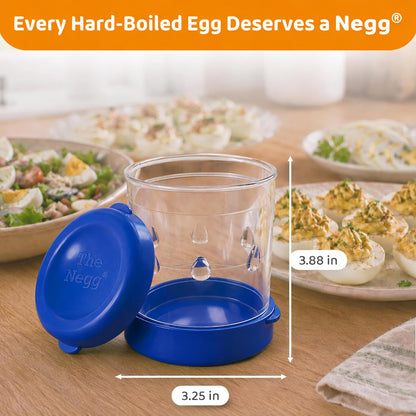 The Negg Boiled Egg Peeler - White