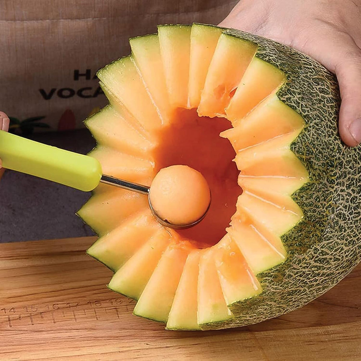 HIC Kitchen All-in-1 Avocado Tool, Stainless Steel Blade and Non-Slip Grip