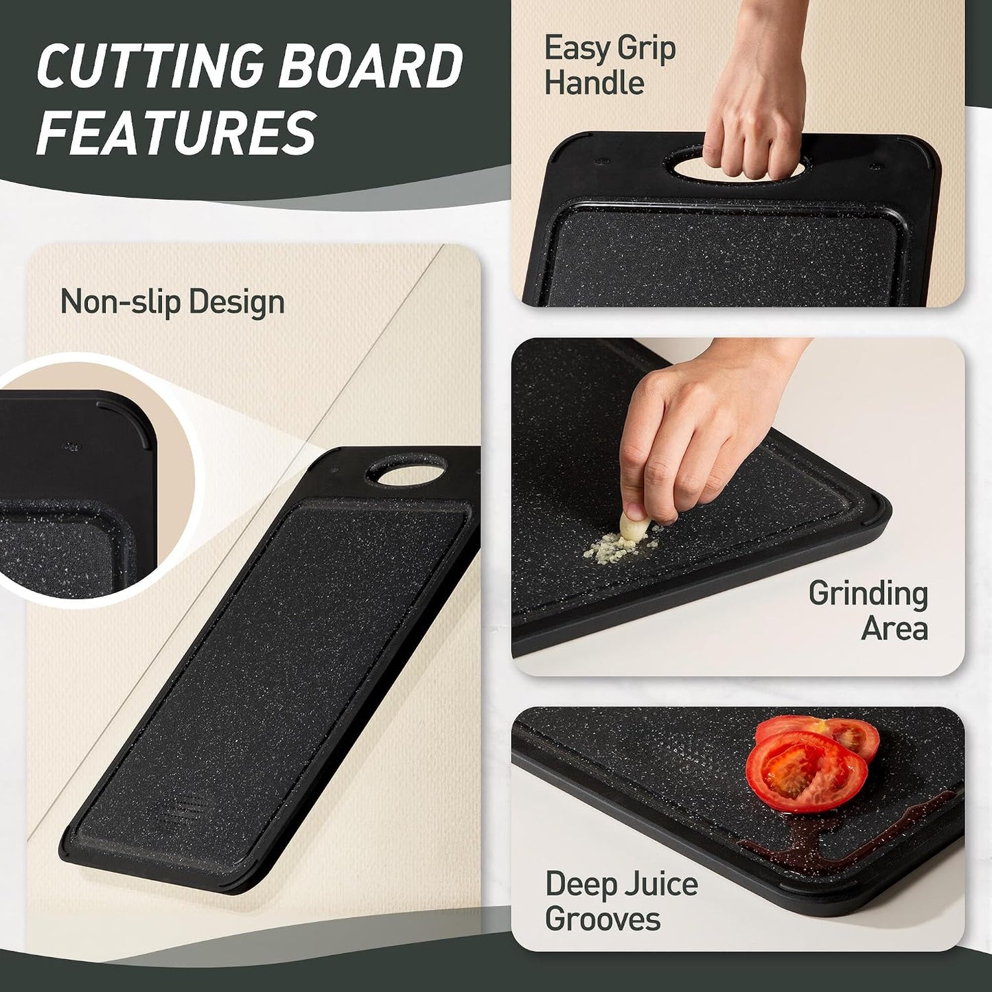 2 Packs Stainless Steel Cutting Board Set, Best Non Toxic Cutting Boards for Kitchen, Double Sided Metal Chopping Board for Meat/Fruit/Vegetables, Food Grade Kitchen Set Gift, [16”×11”+18”×12” Inch]