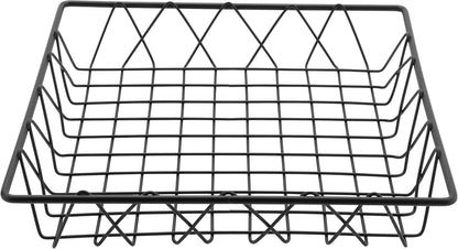 G.E.T. WB-315-MG Heavy Duty Iron Wire Utility Storage Basket/Bin with Handles, 11" x 8" x 8"