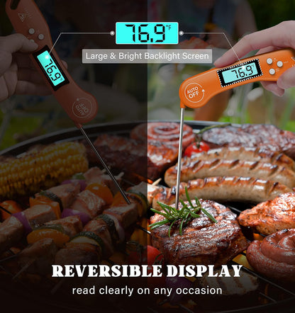DOQAUS Meat Thermometer Digital – Instant Read Food Thermometer for Cooking