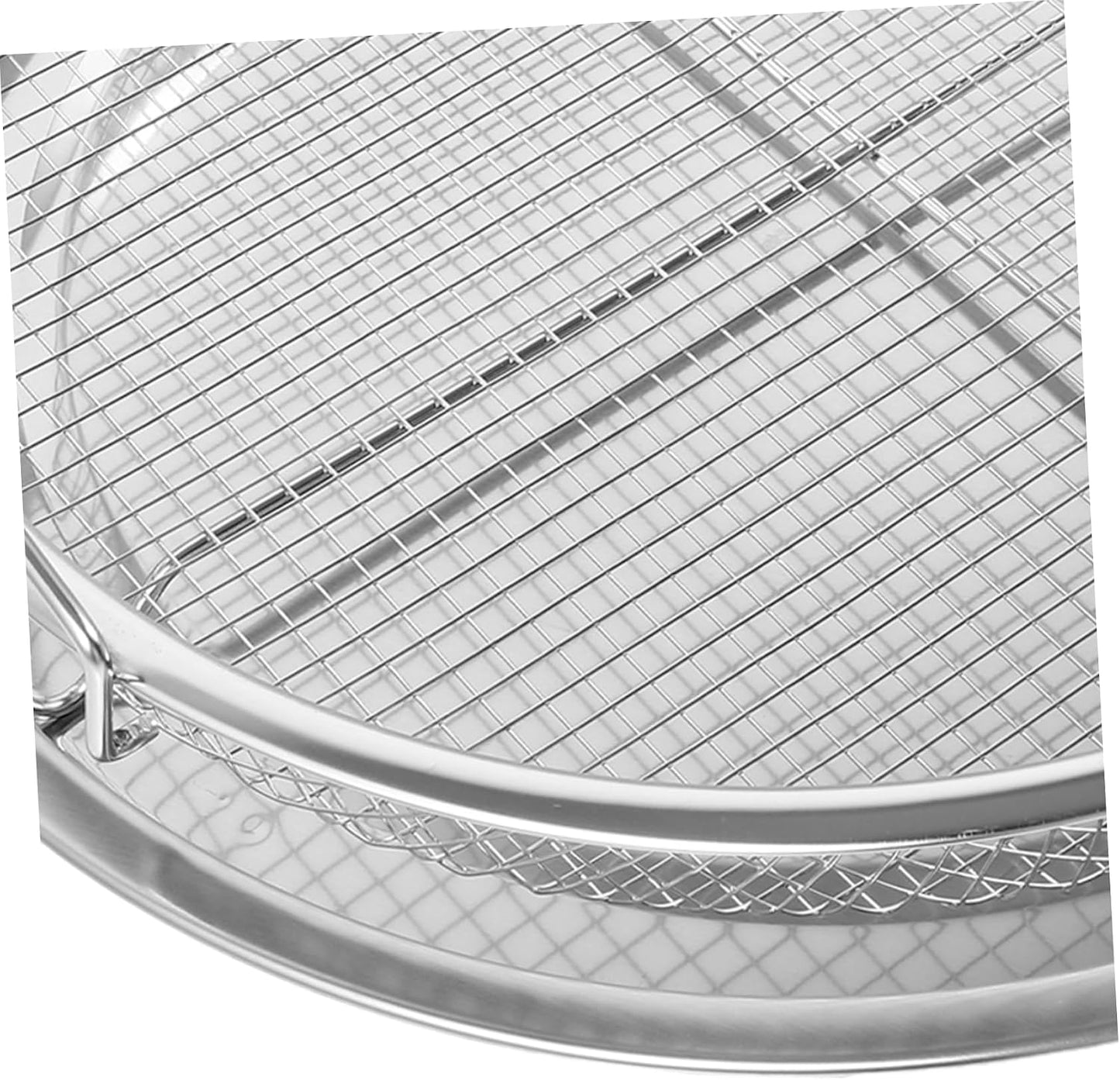 POPETPOP Stainless Steel Barbecue Tray Set for Outdoor Grilling Snacking and Baking Includes Grill Prep Trays Oil Drain Plate