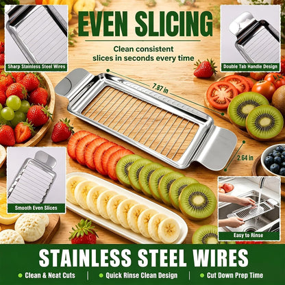 NOVANO Stainless Steel Cheese & Butter Slicer