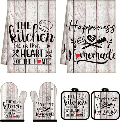 Sratte 6 Pcs Farmhouse Kitchen Decor Accessories Set