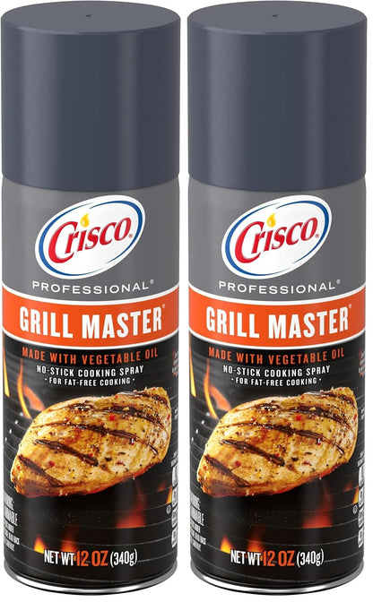 Crisco Professional No-Stick Cooking Spray, Grill Master, 12 Ounce