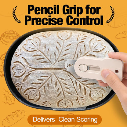Extractable Bread Lame Sourdough Scoring Tool, 2PCS Bread Scorer & 10 Blade