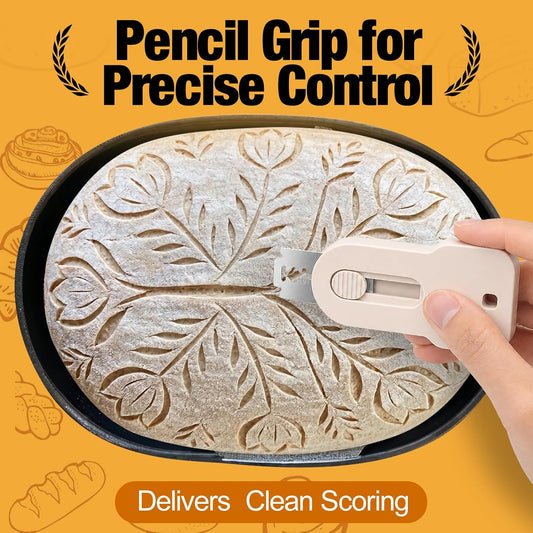 Extractable Bread Lame Sourdough Scoring Tool, 2PCS Bread Scorer & 10 Blade