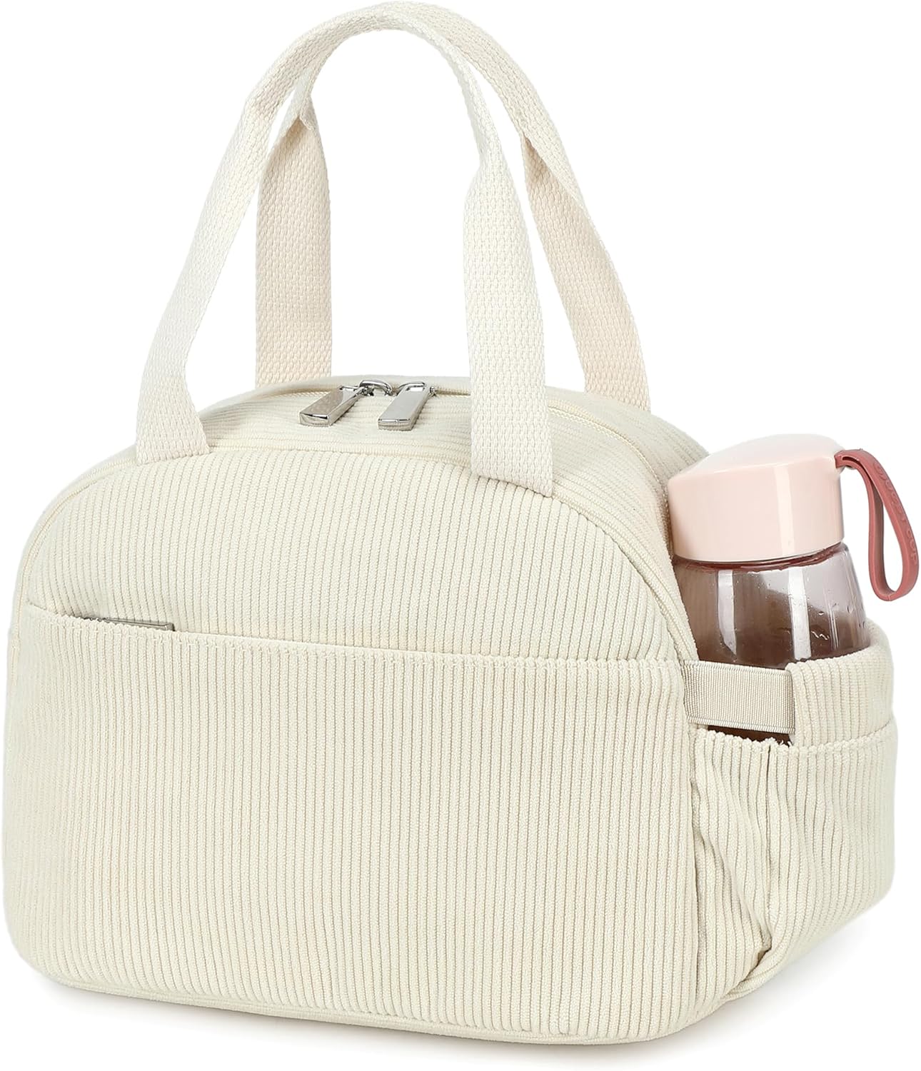 Lunch Box Lunch Bag Insulated Lunchbox Cute Reusable Lunch Tote bags for School Work Picnic for Kids Girls Women (Pink Bowknot)