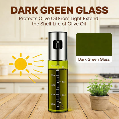 Oil Sprayer for Cooking,Olive Oil Spritzer,Olive Oil Spray Bottle for Salad, BBQ, Kitchen Baking, Roasting (100ml) (1)