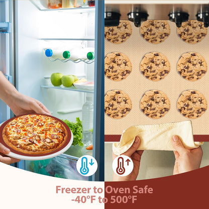 Koolstuffs Silicone Baking Mat, Nonstick and Reusable, 3 Pack