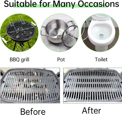 HATOKU 4 Pack Grill Cleaning Bricks, Pumice Stone for Cleaning Oven, Stove, BBQ Grill, Commercial Grade Cleaner for Cookers, Frying Pans, Racks, Flat