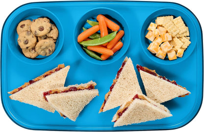 madesmart dipware 3 Bowl Serving Tray, Stackable & Removable Dip Bowls for Charcuterie, Guacomole, Snacks, Veggies, Premium Dishwasher & Microwave Safe, Multipurpose Plate & Bowl, Olive