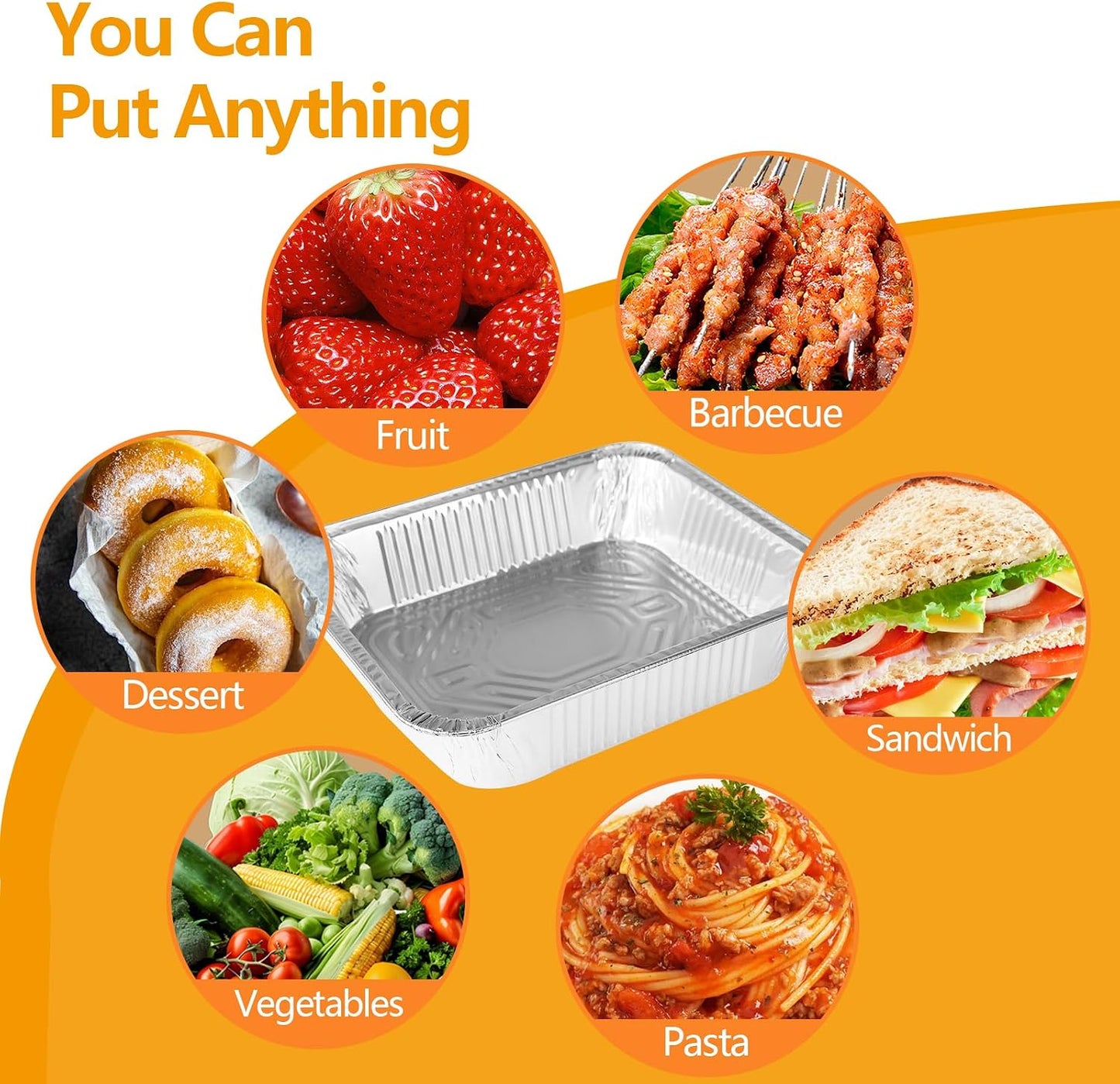 Thickened 9x13 Aluminum Pans with Lids, 20 Pack Heavy Duty & Extra Deep Disposable Aluminum Foil Pans, Disposable Half Size Foil Baking Tray for Cooking, Meal Prep, Baking, Roasting