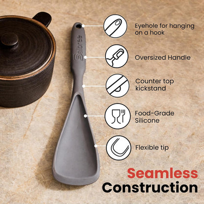 Salbree Seamless Silicone Spatula Spoon Multifunction Scoop Kitchen Spoon