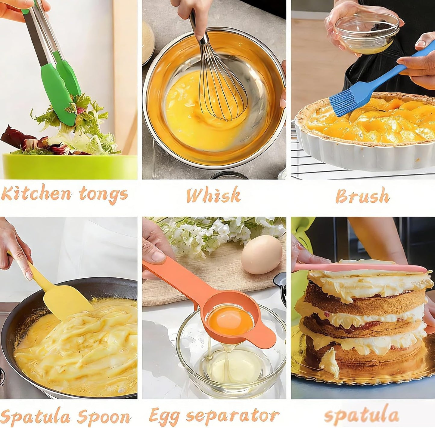 Thickened Heavy-Duty 26pcs Stainless Steel Bowl, Mixing Bowl Set with Lid, Grater Attachment, Non-Slip Bottom and Kitchen Gadget Set, Sizes 7, 4, 2.5, 2.0, 1.5, 1QT, Ideal for Mixing and Serving