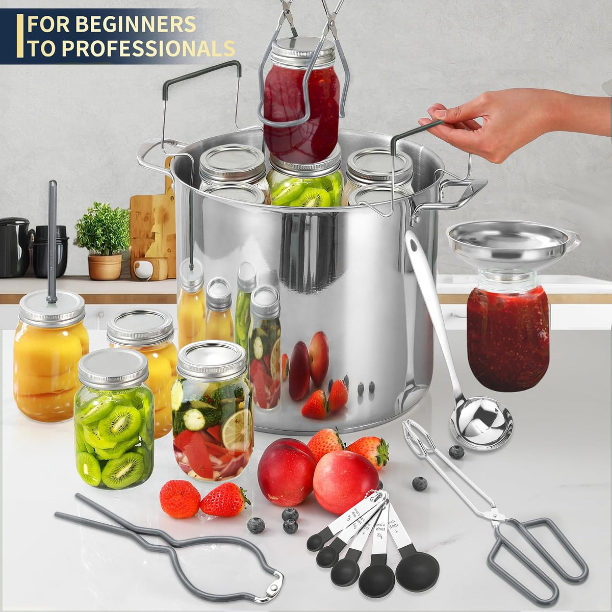 Canning Supplies Starter Kit,Canning Kit Set for Beginners