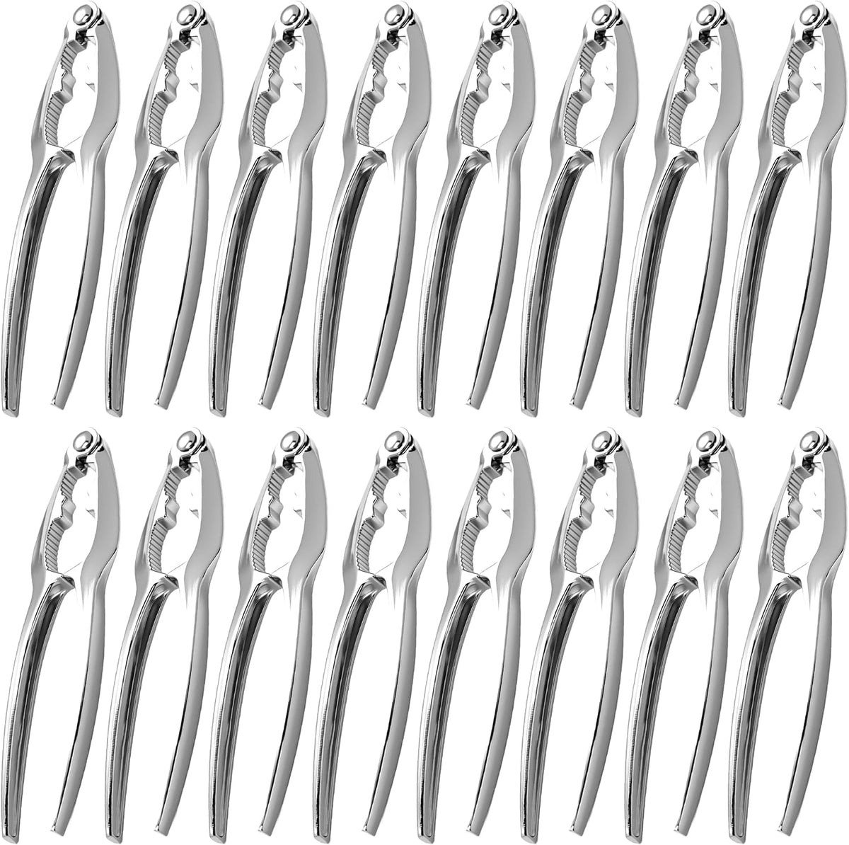 16 Pcs Crab Crackers Seafood Lobster Shellfish Tools Nut Walnut Crackers for Crab Legs Kitchen Party Dinner Restaurant Canteen