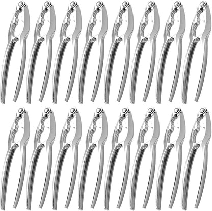 16 Pcs Crab Crackers Seafood Lobster Shellfish Tools Nut Walnut Crackers for Crab Legs Kitchen Party Dinner Restaurant Canteen