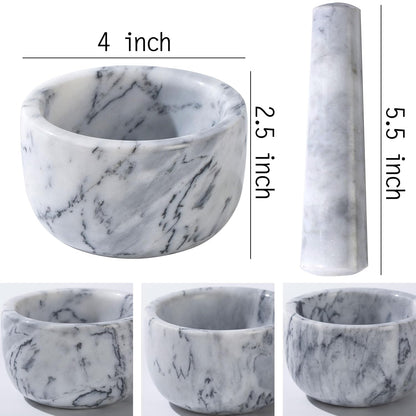 Pill Crusher, Mini Marble and Pestle Set, Pill Crusher Grinder Fine Powder, Arthritic Hands Pill Grinder