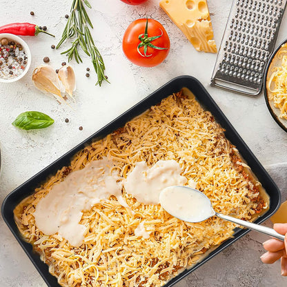 TeamFar Lasagna Pan, 16" x12.13" x2" Stainless Steel Rectangular Cake Pan