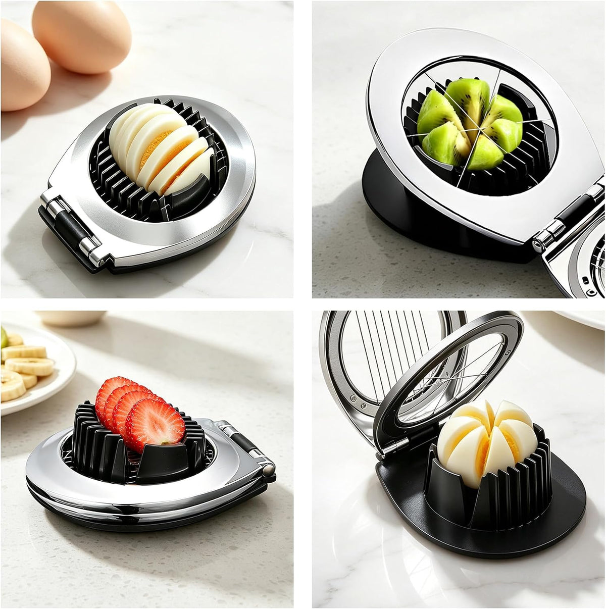 Egg Slicer for Hard Boiled Eggs,Dishwasher Safe