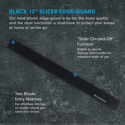Messermeister 12" Slicer Edge-Guard, Black
