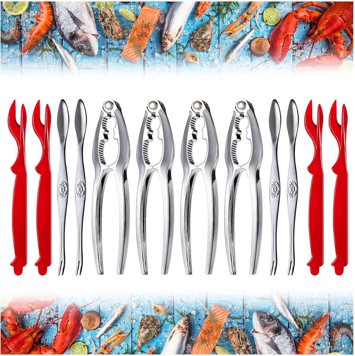 Crab Leg Crackers, Crab Crackers and Tools Set
